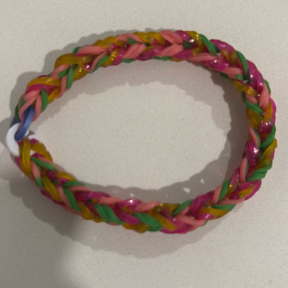 Rainbow Loom Handcrafted Bracelet